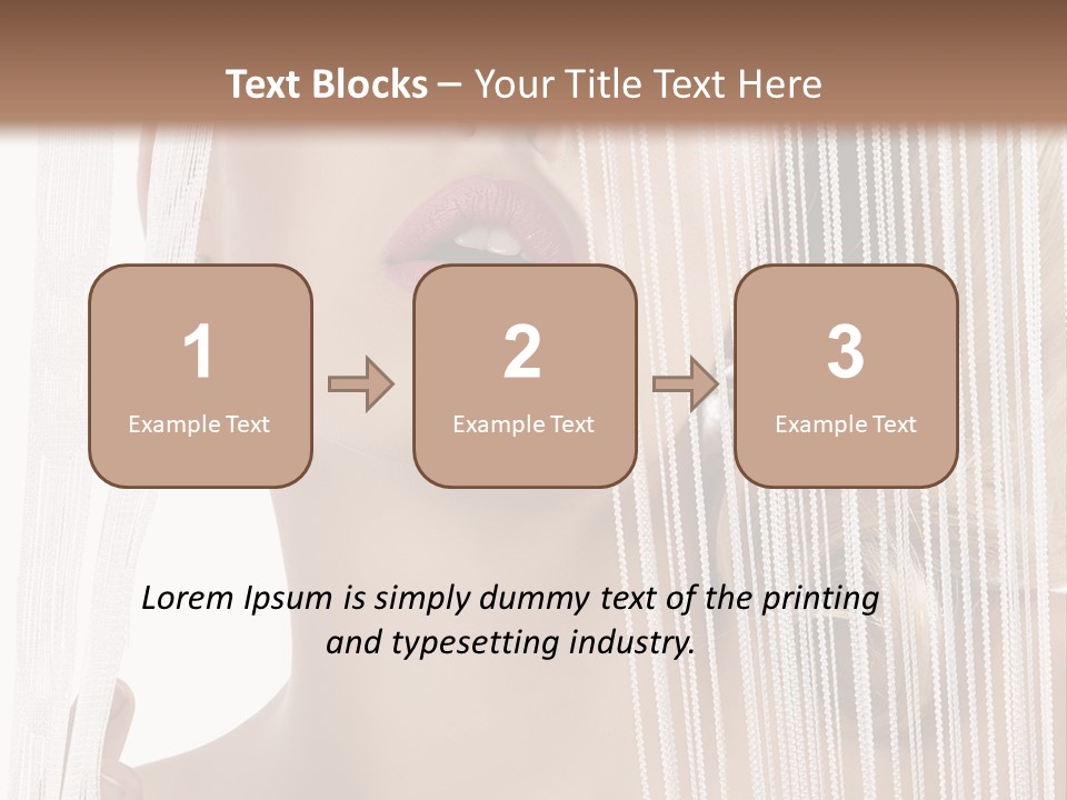 Curtain Glamour Attractive PowerPoint Template