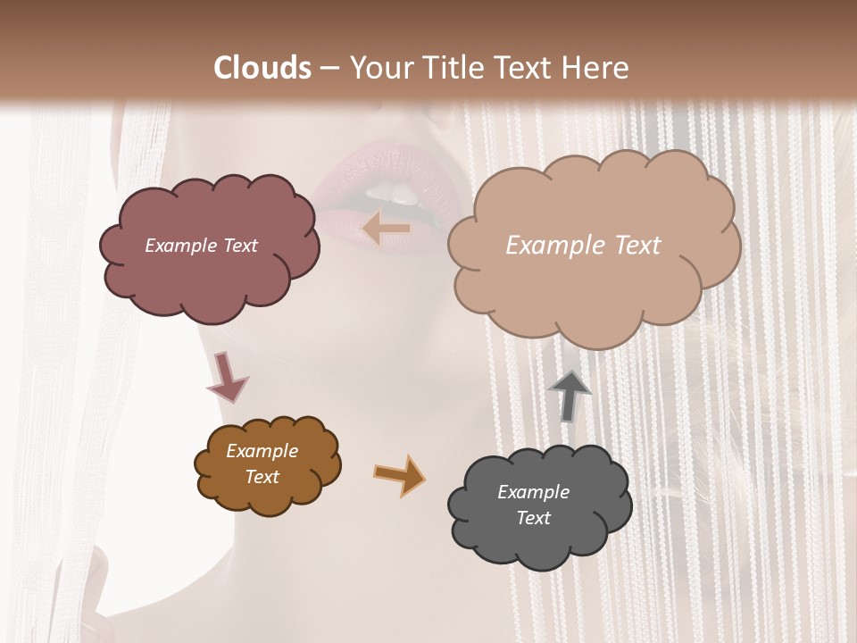 Curtain Glamour Attractive PowerPoint Template