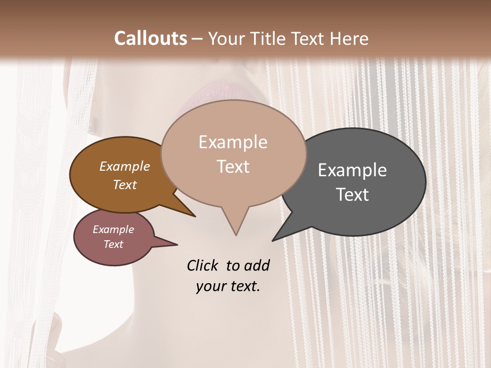 Curtain Glamour Attractive PowerPoint Template