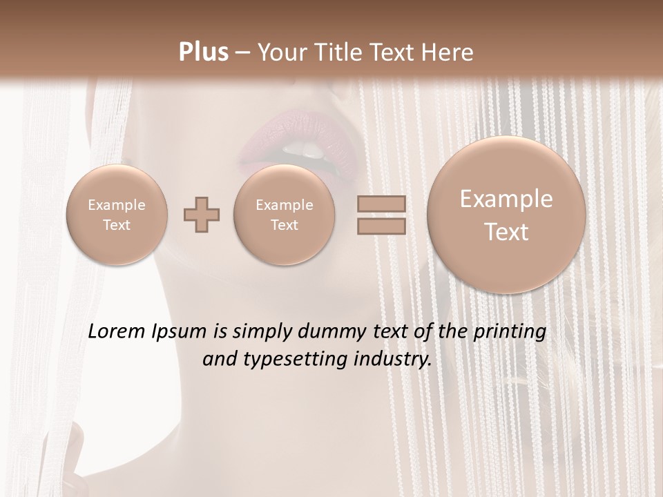 Curtain Glamour Attractive PowerPoint Template