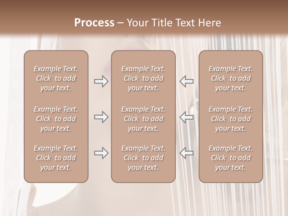 Curtain Glamour Attractive PowerPoint Template