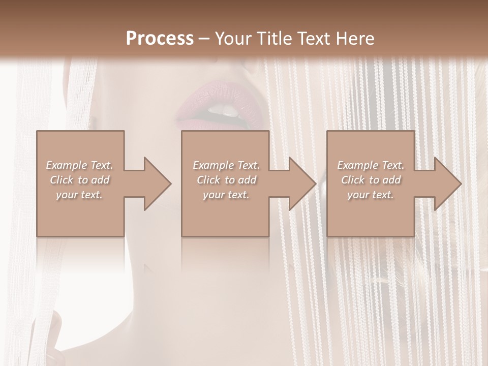 Curtain Glamour Attractive PowerPoint Template