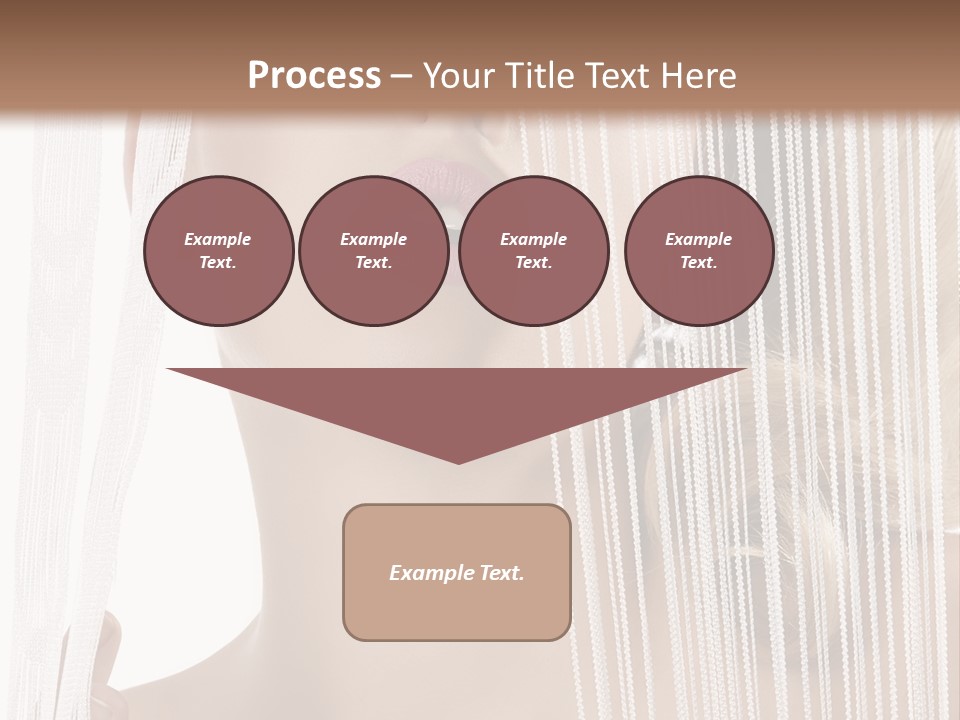 Curtain Glamour Attractive PowerPoint Template