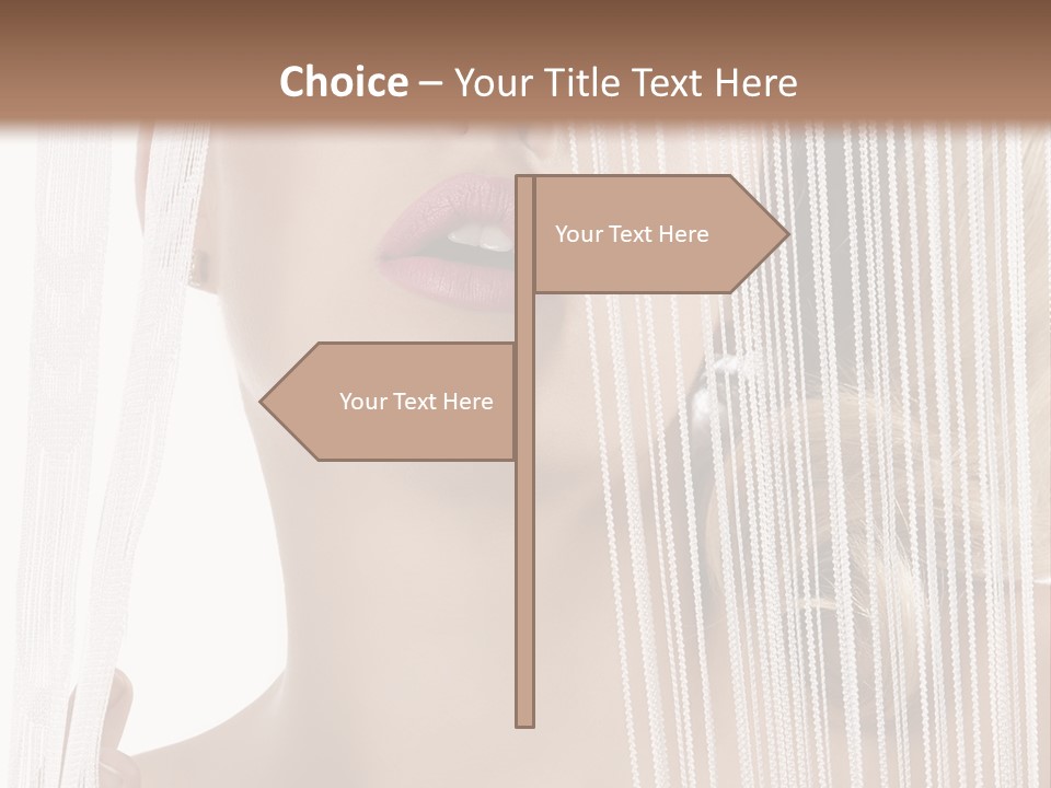 Curtain Glamour Attractive PowerPoint Template