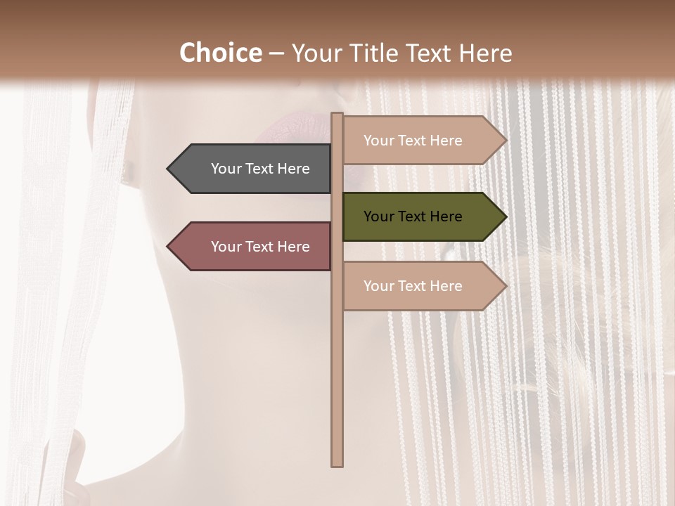 Curtain Glamour Attractive PowerPoint Template