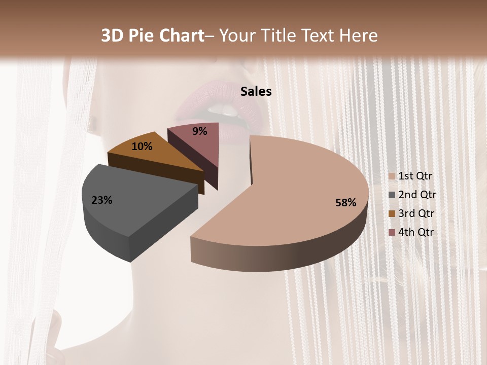 Curtain Glamour Attractive PowerPoint Template