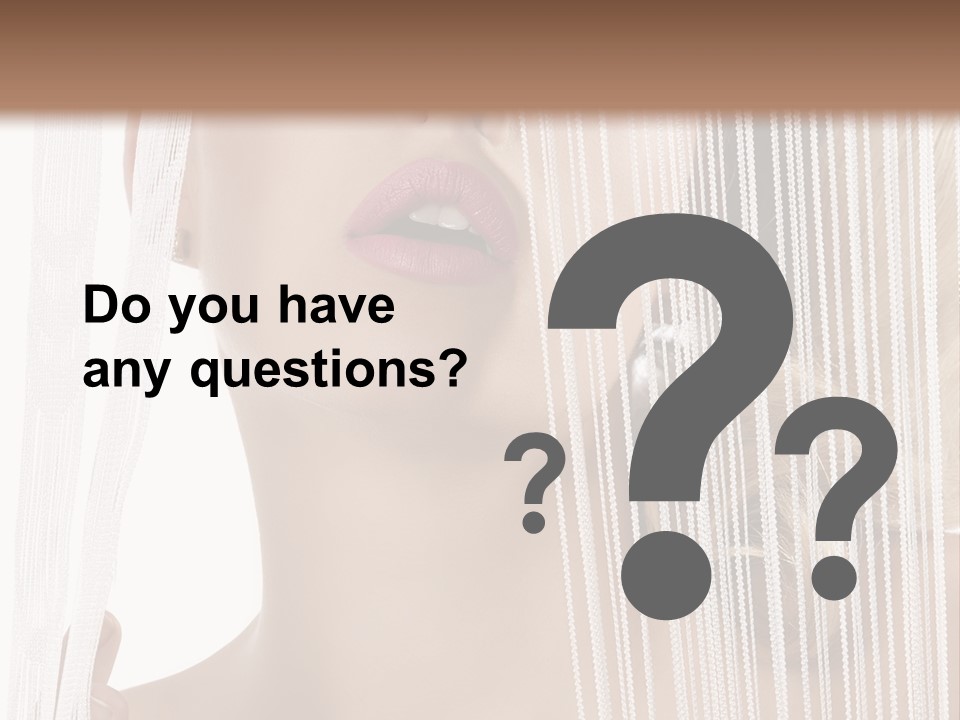 Curtain Glamour Attractive PowerPoint Template