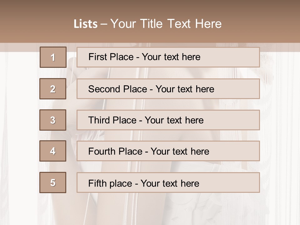 Blond Cosmetic Purity PowerPoint Template