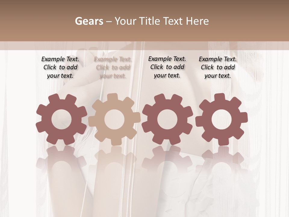 Blond Cosmetic Purity PowerPoint Template