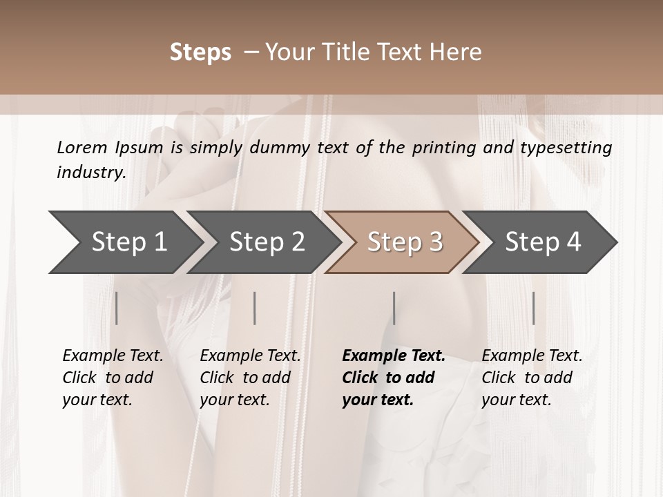 Blond Cosmetic Purity PowerPoint Template