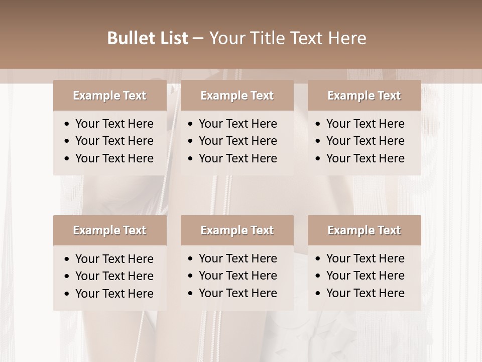 Blond Cosmetic Purity PowerPoint Template