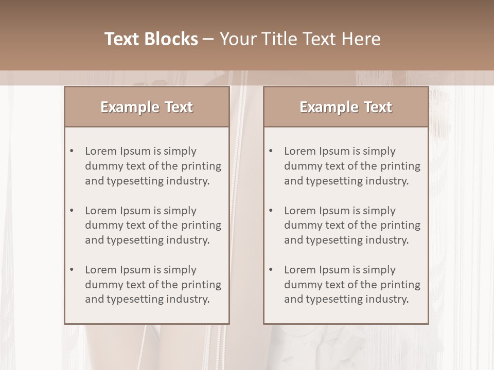 Blond Cosmetic Purity PowerPoint Template