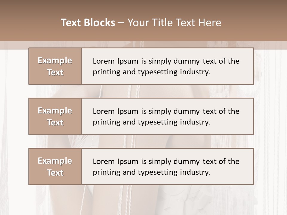 Blond Cosmetic Purity PowerPoint Template