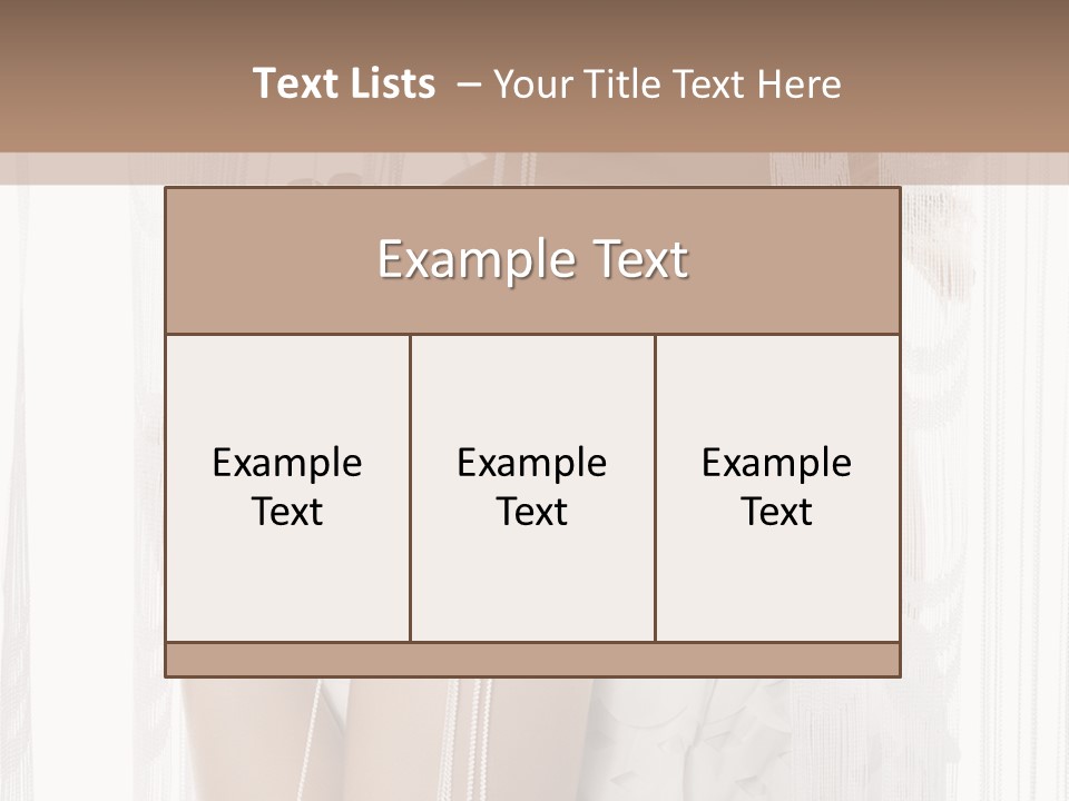 Blond Cosmetic Purity PowerPoint Template