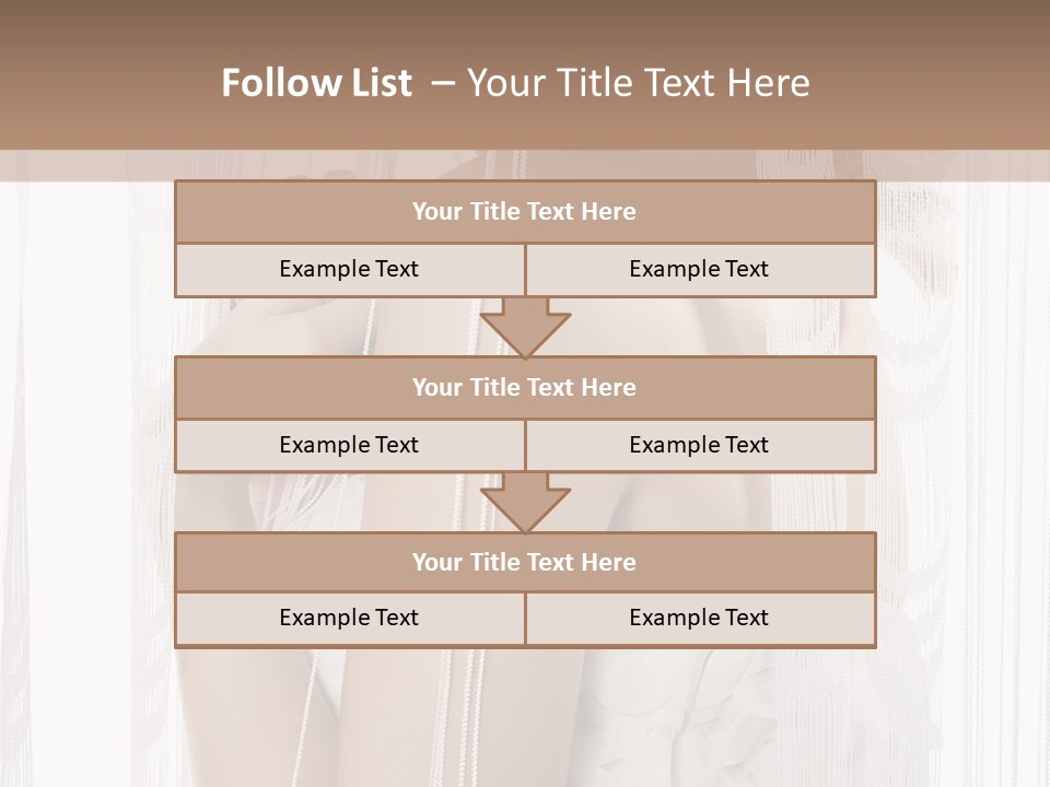 Blond Cosmetic Purity PowerPoint Template