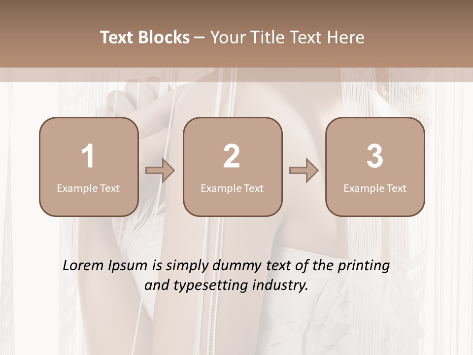 Blond Cosmetic Purity PowerPoint Template
