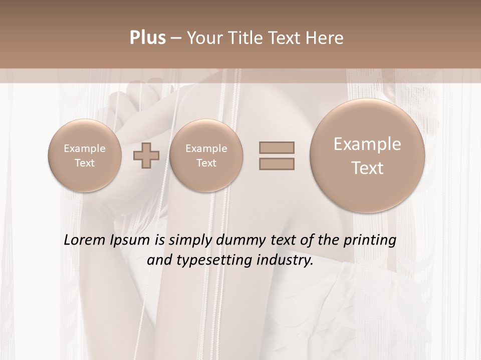 Blond Cosmetic Purity PowerPoint Template