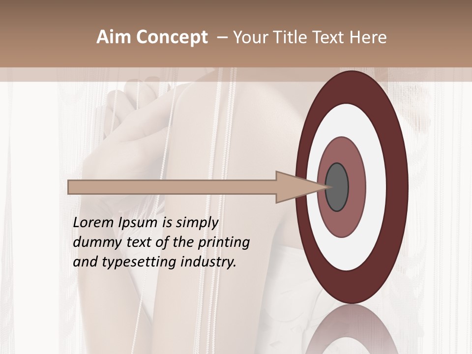 Blond Cosmetic Purity PowerPoint Template