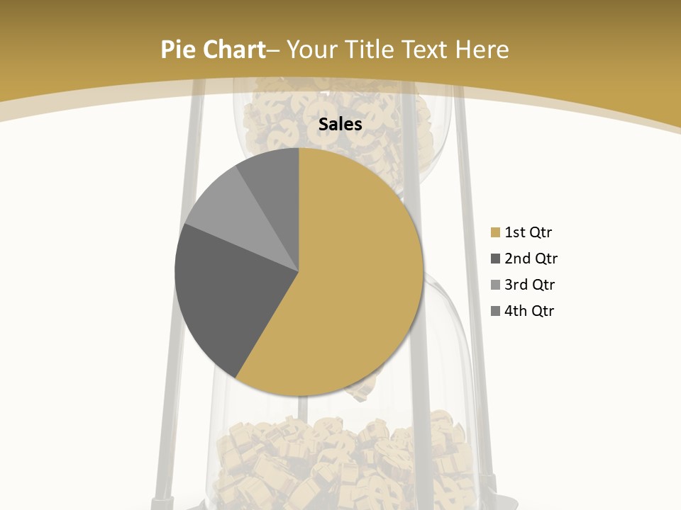 Currency Golden Deadline PowerPoint Template