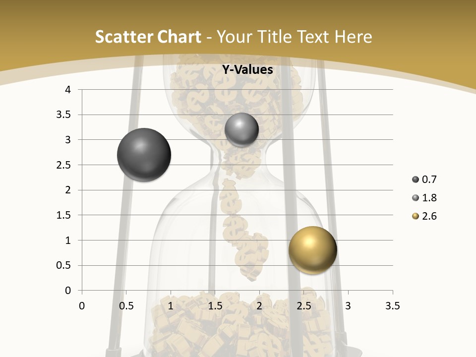 Currency Golden Deadline PowerPoint Template