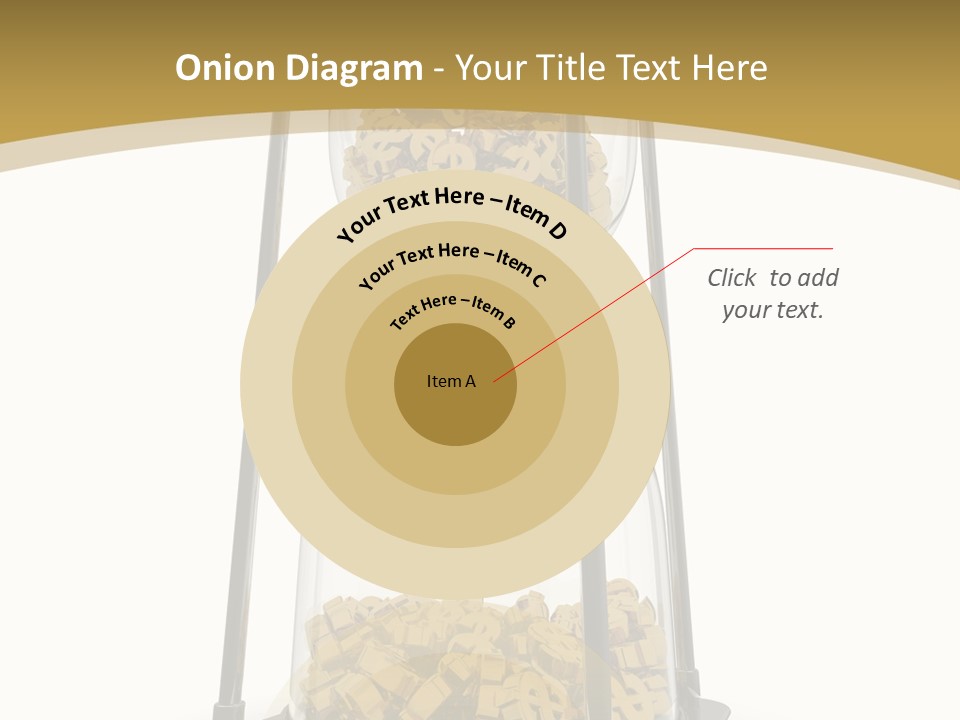Currency Golden Deadline PowerPoint Template