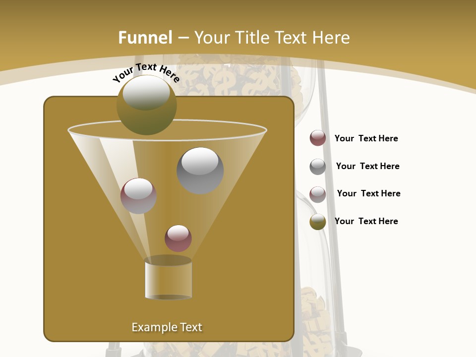 Currency Golden Deadline PowerPoint Template