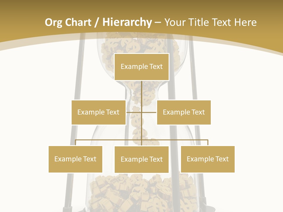 Currency Golden Deadline PowerPoint Template