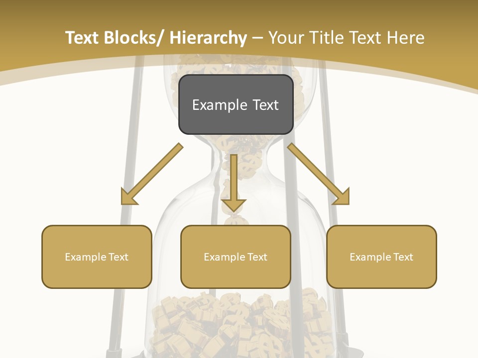 Currency Golden Deadline PowerPoint Template