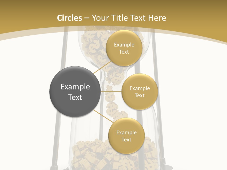 Currency Golden Deadline PowerPoint Template