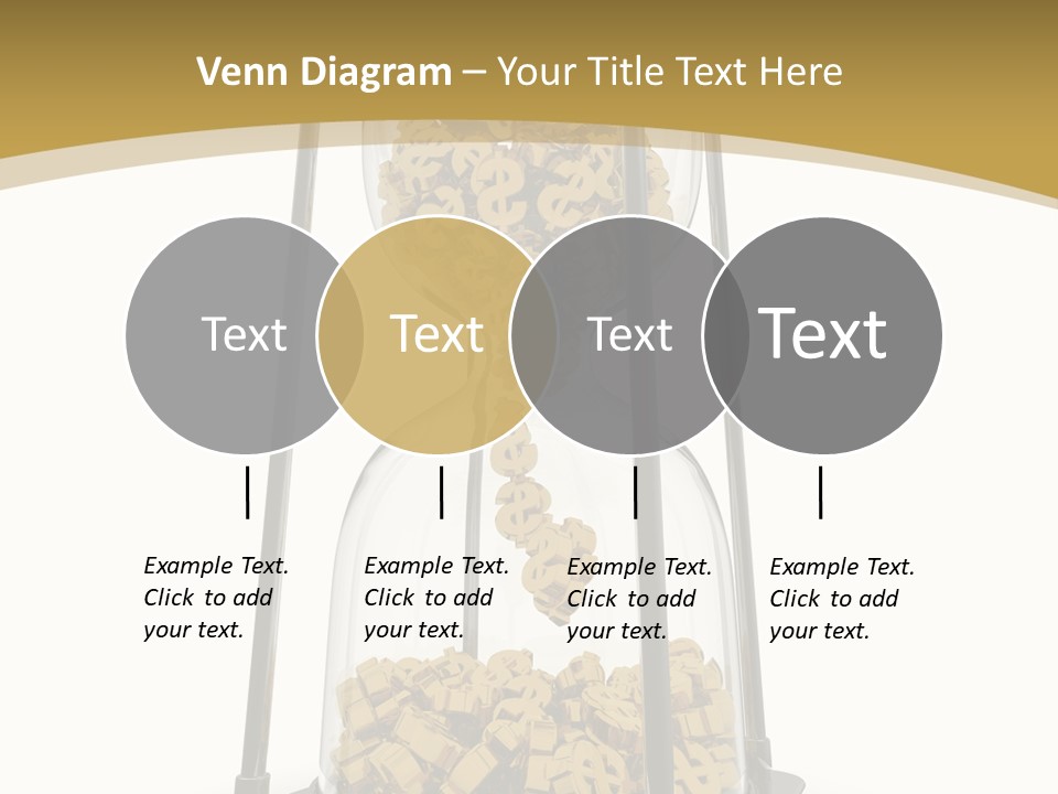 Currency Golden Deadline PowerPoint Template