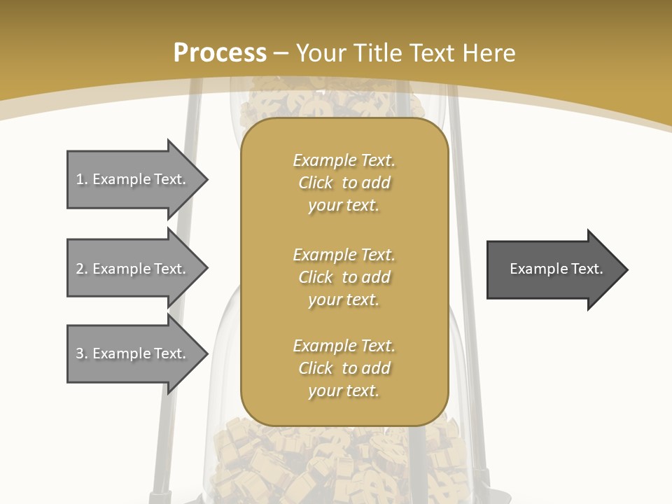 Currency Golden Deadline PowerPoint Template