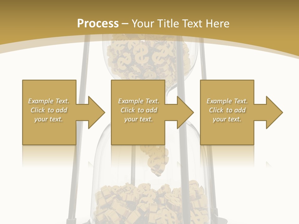 Currency Golden Deadline PowerPoint Template