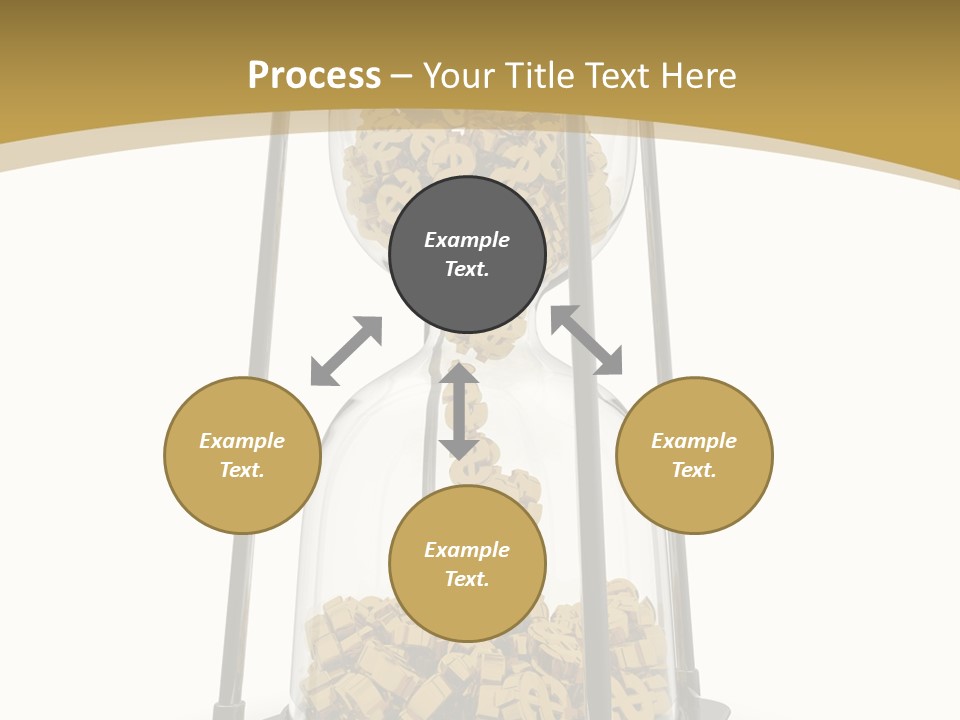 Currency Golden Deadline PowerPoint Template