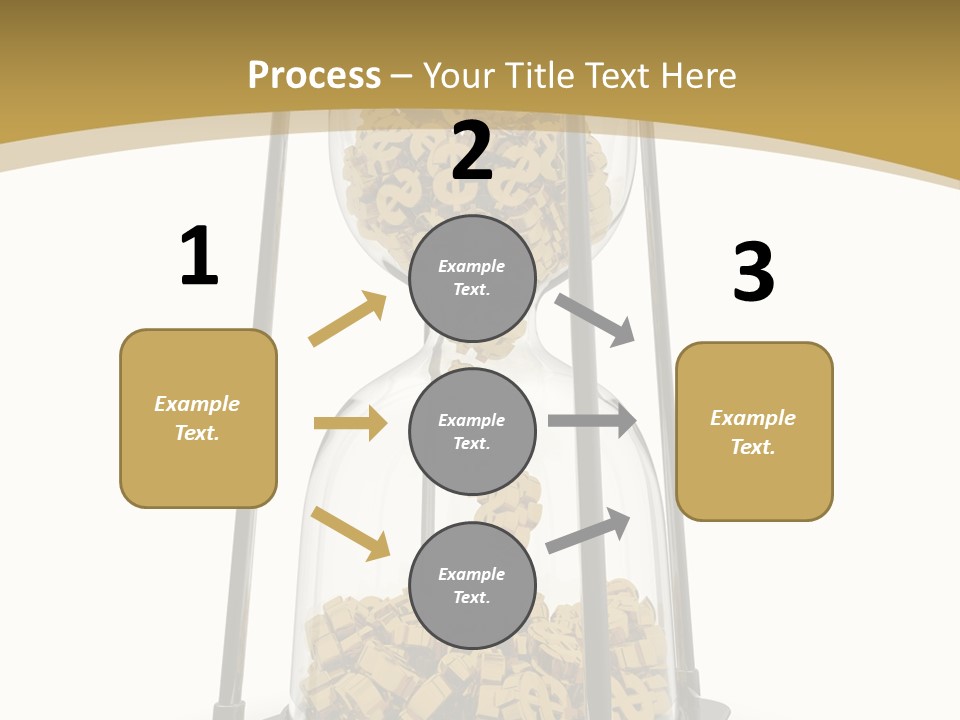 Currency Golden Deadline PowerPoint Template