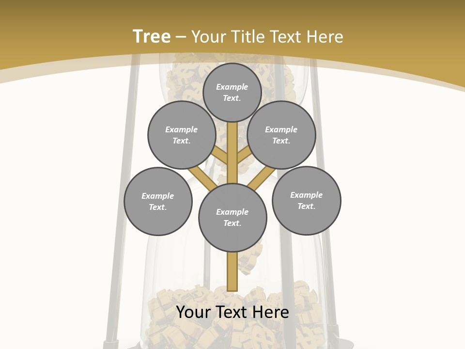 Currency Golden Deadline PowerPoint Template