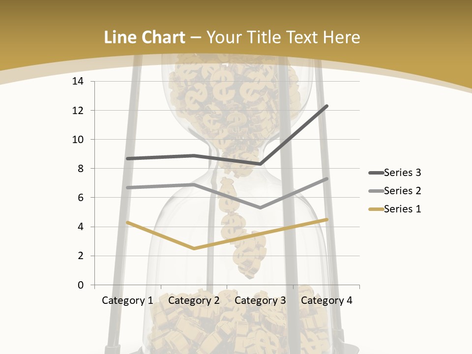 Currency Golden Deadline PowerPoint Template