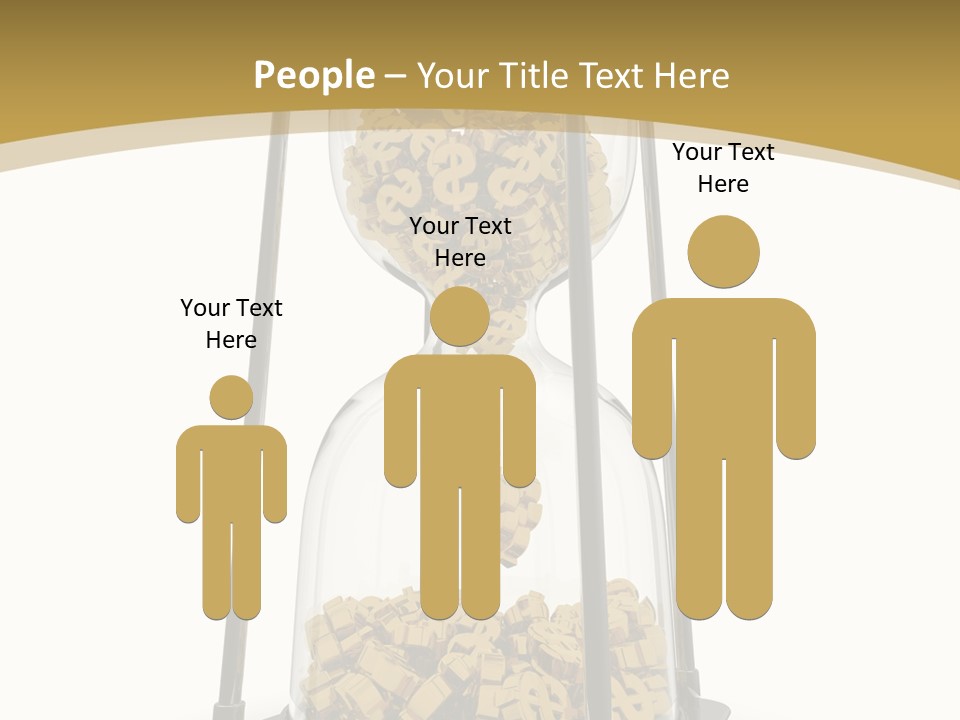 Currency Golden Deadline PowerPoint Template