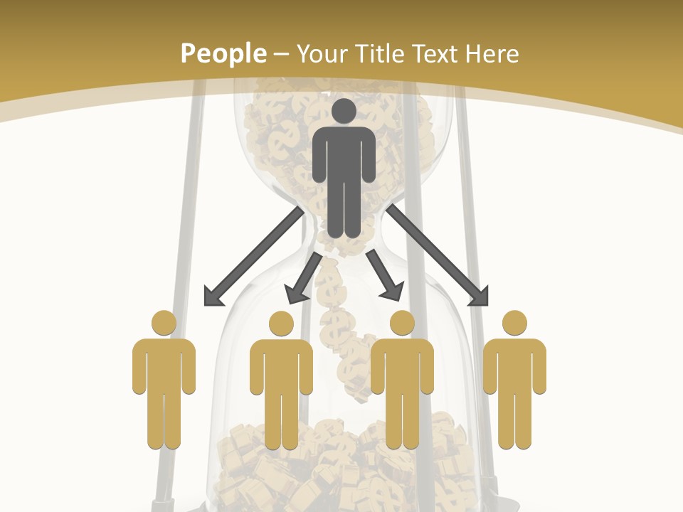 Currency Golden Deadline PowerPoint Template