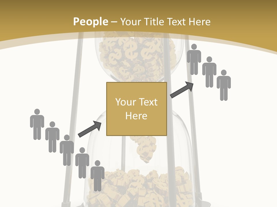 Currency Golden Deadline PowerPoint Template