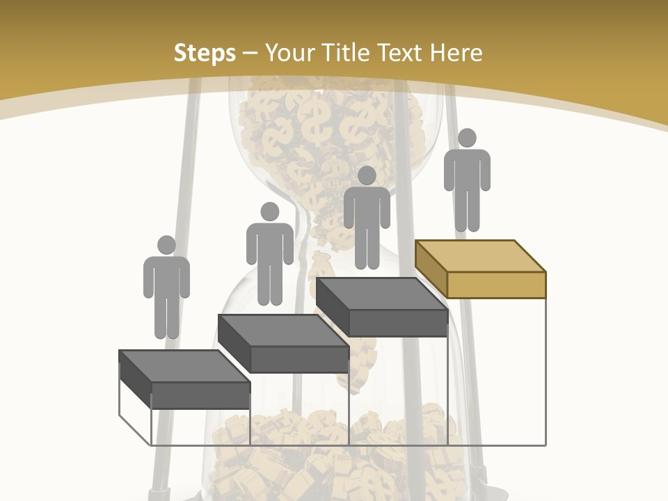 Currency Golden Deadline PowerPoint Template