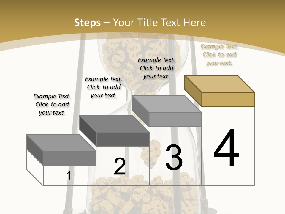 Currency Golden Deadline PowerPoint Template