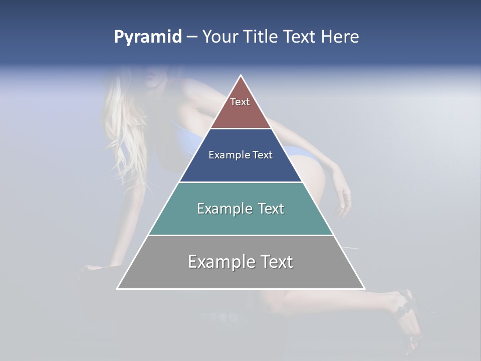 Attractive Make Up Blue PowerPoint Template