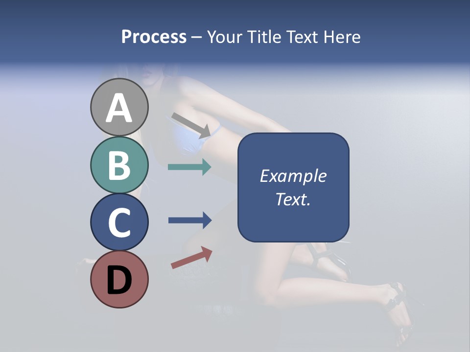 Attractive Make Up Blue PowerPoint Template