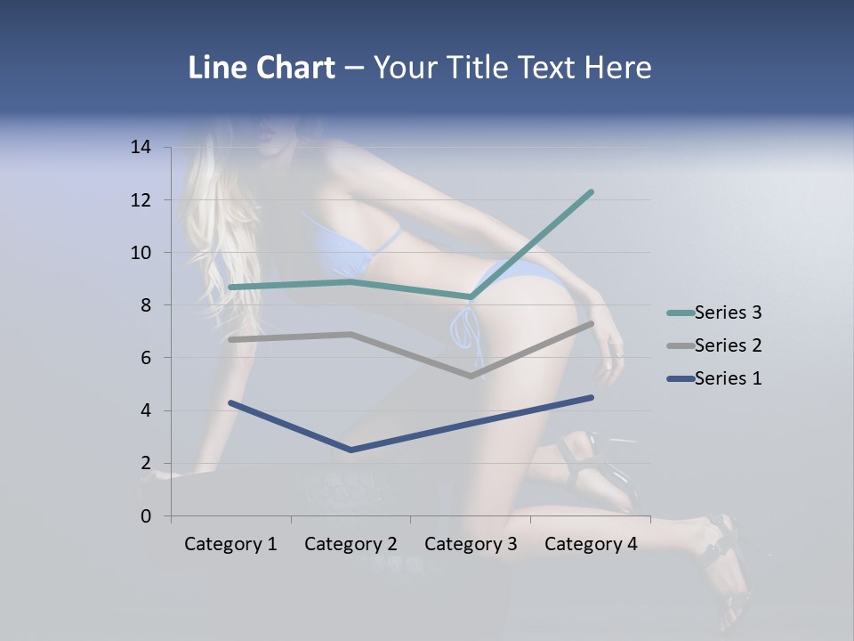 Attractive Make Up Blue PowerPoint Template