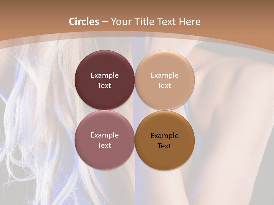 Beautiful Female Tender PowerPoint Template