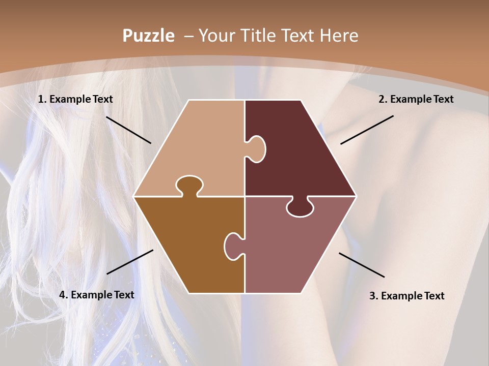 Beautiful Female Tender PowerPoint Template