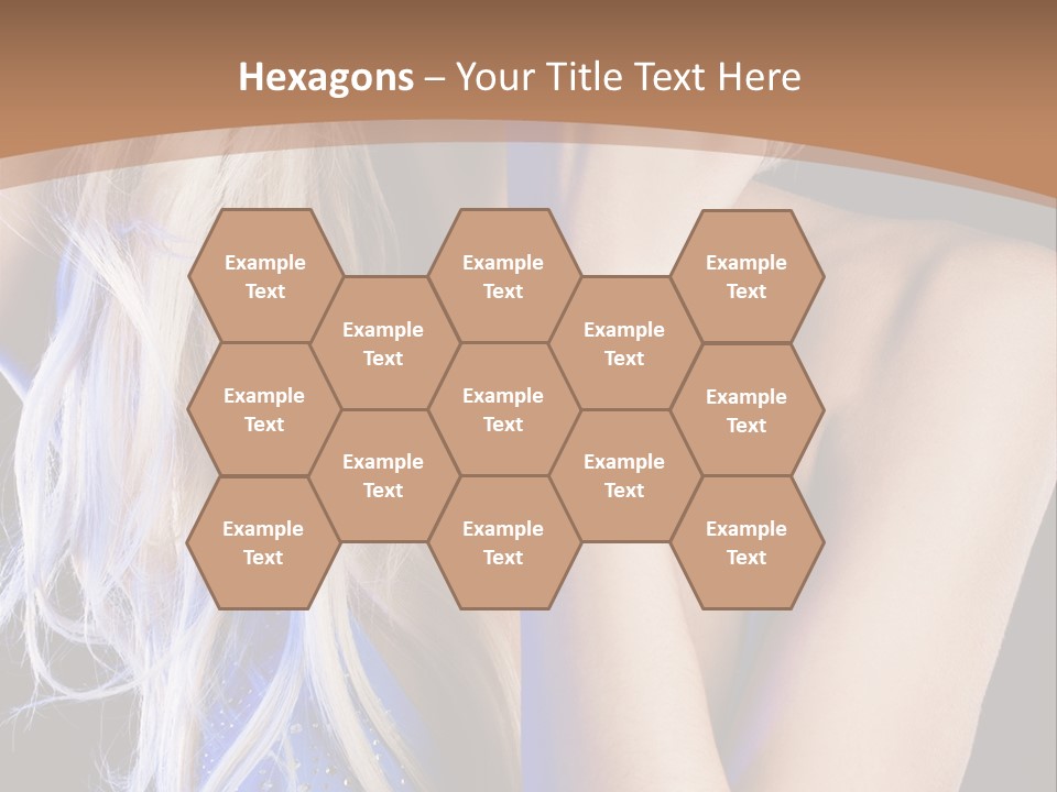 Beautiful Female Tender PowerPoint Template