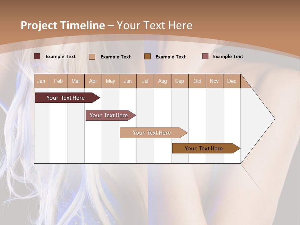 Beautiful Female Tender PowerPoint Template