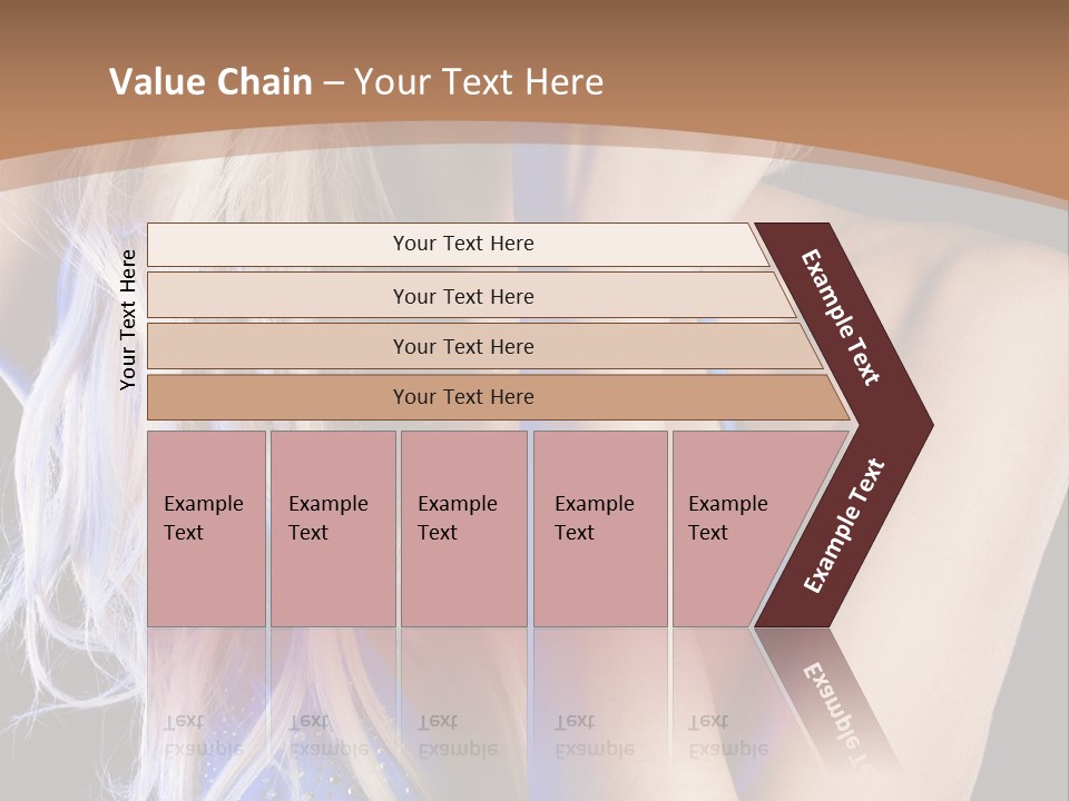 Beautiful Female Tender PowerPoint Template