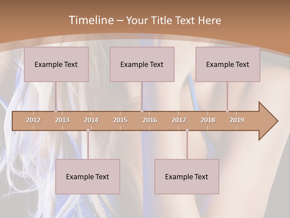 Beautiful Female Tender PowerPoint Template